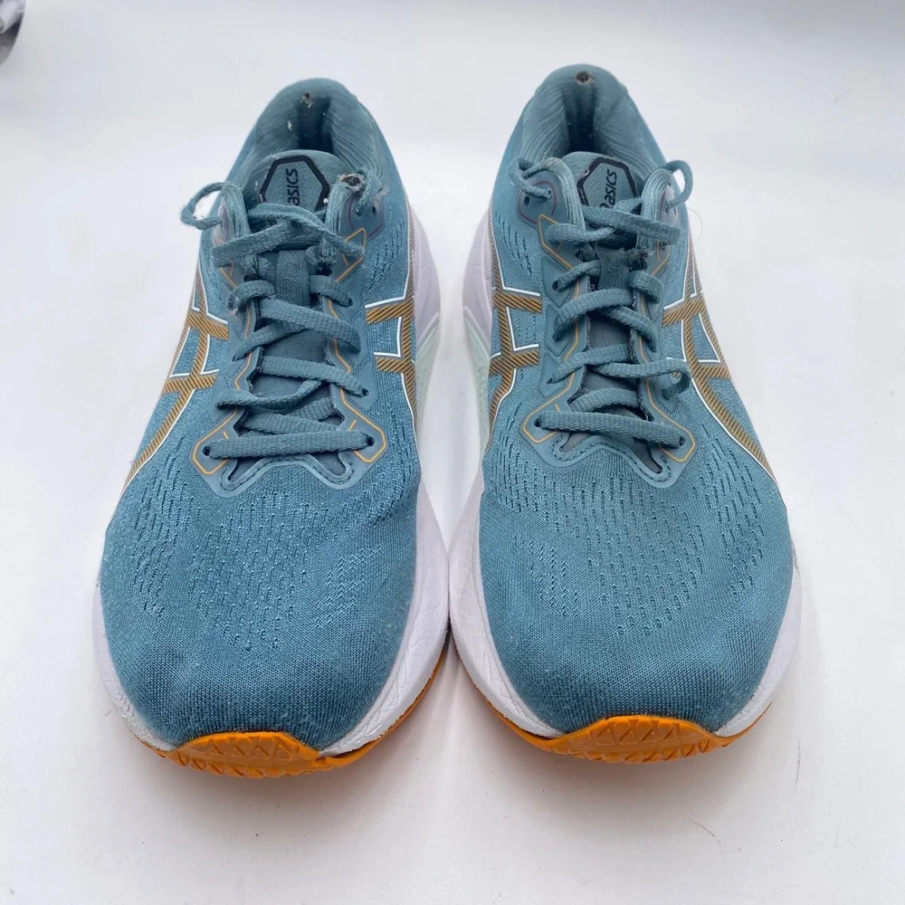 ASICS GEL-Kayano 30 Running Shoes Mens 10 Blue Orange FF Blast+ PureGEL 1011B548